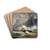 A Boat in Distress at Sea by Dominik Schuhfried Drink Coasters - set of 4