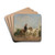 Horse traders by Eugne Fromentin Drink Coasters - set of 4
