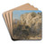 Rocky Landscape in Wales by Samuel Palmer Art Drink Coaster set