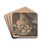The Last Litter by George Morland Drink Coasters - set of 4