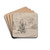 The bathers by Rembrandt van Rijn Drink Coasters - set of 4