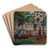 The Large Tree by Paul Gauguin Art Drink Coaster set The Large Tree by Paul Gauguin Art Drink Coaster set