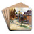 Route De Laon by Robert Delaunay Art Drink Coaster set