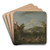 Landscape with Farmworkers by George Lambert Art Drink Coaster set