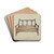 Bench by Juanita Lantz Drink Coasters - set of 4
