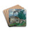 Les Bords De La Bivre by Armand Guillaumin Drink Coasters - set of 4
