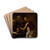 Salome with the head of Saint John the Baptist by Carlo Sellitto Drink Coasters - set of 4