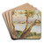 Vue D'antibes by Henri Lebasque Art Drink Coaster set