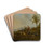 Landscape with Shepherds by Jan van Ossenbeeck Drink Coasters - set of 4