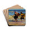 On the Beach by Edward Henry Potthast Drink Coasters - set of 4