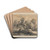 Wooded Landscape with Herdsman and Cows by Thomas Gainsborough Drink Coasters - set of 4