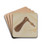 Watchman's Rattle by E.J. Gilsleider Drink Coasters - set of 4 Watchman's Rattle by E.J. Gilsleider Drink Coasters - set of 4