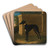 Portrait Of A Greyhound, Called Pompon by John Wootton Art Drink Coaster set Portrait Of A Greyhound, Called Pompon by John Wootton Art Drink Coaster set