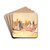 The Blue Tepee by Joseph Henry Sharp Drink Coasters - set of 4 The Blue Tepee by Joseph Henry Sharp Drink Coasters - set of 4