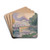 The Tugboat, Canal in Samois by Paul Signac Drink Coasters - set of 4 The Tugboat, Canal in Samois by Paul Signac Drink Coasters - set of 4