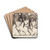 Drei Mdchen im Profil by Otto Mueller Drink Coasters - set of 4
