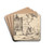 Titelblad til Ker by Marcus de Bye Drink Coasters - set of 4