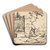 Titelblad til Ker by Marcus de Bye Art Drink Coaster set