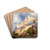 A Passing Shower in the Yellowstone Caon by Thomas Moran Drink Coasters - set of 4
