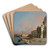 Venice, the Grand Canal looking East with Santa Maria della Salute by Canaletto Art Drink Coaster set Venice, the Grand Canal looking East with Santa Maria della Salute by Canaletto Art Drink Coaster set