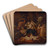 Lenfance de Bacchus by Nicolas Poussin Art Drink Coaster set