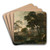 Landscape by Jan Wijnants Art Drink Coaster set