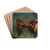 Portrait of Thomas Congreve (1714-1777) by Charles Phillips Drink Coasters - set of 4