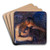 The Vampire by Edvard Munch Art Drink Coaster set