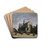 The Market Place in Haarlem by Gerrit Adriaensz. Berckheyde Drink Coasters - set of 4
