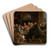 The Last Supper by Jacob Jordaens Art Drink Coaster set
