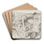 Abtransport der Sphinxe by Max Beckmann Art Drink Coaster set