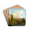 View of the Park of Mrville by Hubert Robert Drink Coasters - set of 4