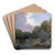 Park Scene by Hubert Robert Art Drink Coaster set