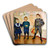 Dr. Linde's Sons by Edvard Munch Art Drink Coaster set