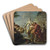 The Finding of Moses by French School Art Drink Coaster set