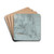 Hof eines Hauses in Dsseldorf mit Treppe und Altane rechts by Anton Burger Drink Coasters - set of 4