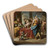 Moses trampling on the Pharaohs crown by Gaspare Diziani Art Drink Coaster set