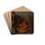 Tte de loup by Jacques-Raymond Brascassat Drink Coasters - set of 4