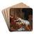 Joseph And Potiphar's Wife by Lazzaro Baldi Art Drink Coaster set