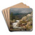 Mhle am Gebirgsbach by Andreas Achenbach Art Drink Coaster set