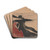 Melancholy II by Edvard Munch Drink Coasters - set of 4