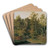 Waldlandschaft in Niedersterreich by Anton Altmann the younger Art Drink Coaster set