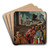 The Adoration of the Magi by Workshop of Cornelis Engebrechtsz Art Drink Coaster set