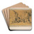 Dead Abel Mourned byAngels by Leonaert Bramer Art Drink Coaster set