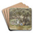 Gruppe von Frauen und Kindern im Freien by Philipp Rumpf Art Drink Coaster set