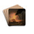 The Annual Girandola at the Castel SantAngelo, Rome by Joseph Wright of Derby Drink Coasters - set of 4