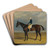 Margrave, A Liver Chestnut RacehorseWith Jockey James Robinson Up, At Doncaster by John Frederick Herring Snr. Art Drink Coaster set Margrave, A Liver Chestnut RacehorseWith Jockey James Robinson Up, At Doncaster by John Frederick Herring Snr. Art Drink Coaster set