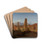 The Forum, Pompeii, with Vesuvius in the Distance by Christen Kbke Drink Coasters - set of 4