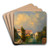 Fabriksgarten in Schwadorf by Adalbert Stifter Art Drink Coaster set Fabriksgarten in Schwadorf by Adalbert Stifter Art Drink Coaster set