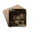Landscape with stag by Gustave Courbet Drink Coasters - set of 4 Landscape with stag by Gustave Courbet Drink Coasters - set of 4